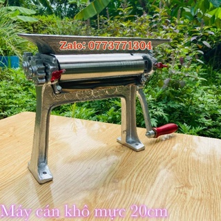 máy cán khô mực 20cm