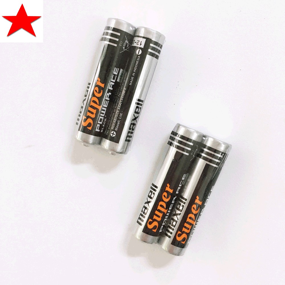 Hộp 40 viên Pin Maxell than đũa AAA chính hãng dùng cho điều khiển tivi, điều hòa, đồ chơi