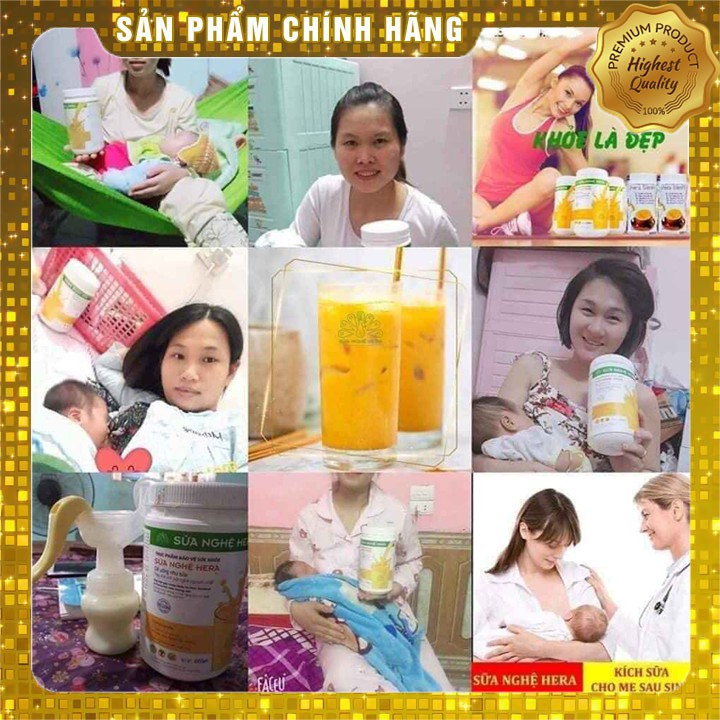 [ĐẸP DÁNG-ĐẸP DA] ComBo 2 HỘP SỮA NGHỆ HERA COLLAGEN CAO CẤP CHÍNH HÃNG  500g-Lợi Sữa,chăm sóc da,nhanh lành vết thương | BigBuy360 - bigbuy360.vn