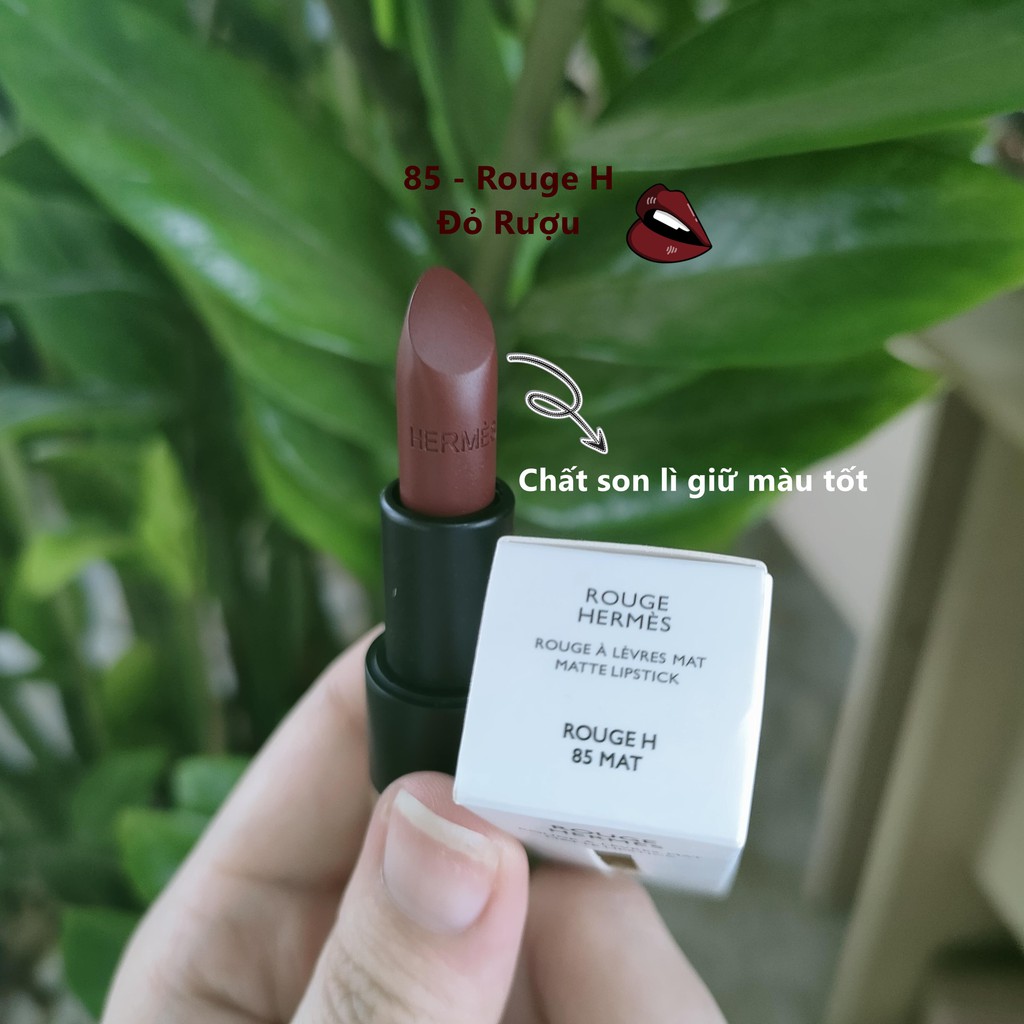 Son Hermes Satin Lipstick minisize 1.2g Cao Cấp Thiết Kế Biểu Tượng Sang Chảnh Với Bờ Môi Mềm Mại Bền Màu | BigBuy360 - bigbuy360.vn
