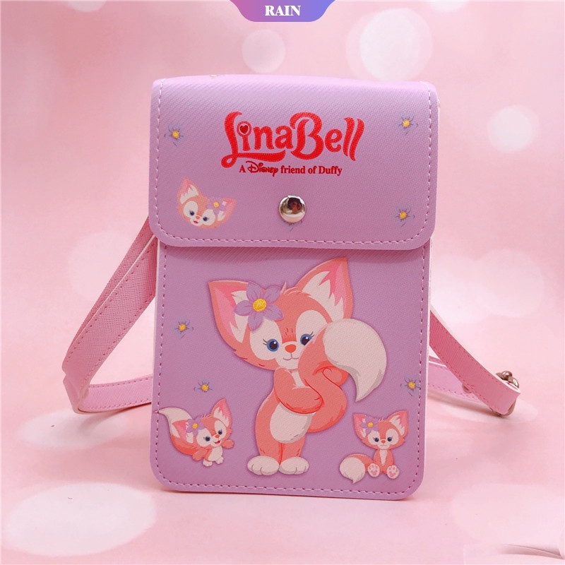 SANRIO Túi Đeo Vai Đựng Điện Thoại Họa Tiết Hoạt Hình Dễ Thương Có Khóa Từ Tính