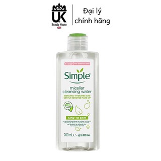 Nước Tẩy Trang Simple Micellar Cleansing Water 200ml
