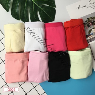 Quần lót cotton lụa trơn 4 chiều