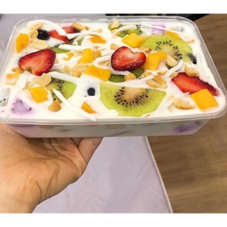 Hộp nhựa đựng kem chè bánh set 10 hộp nhựa 750