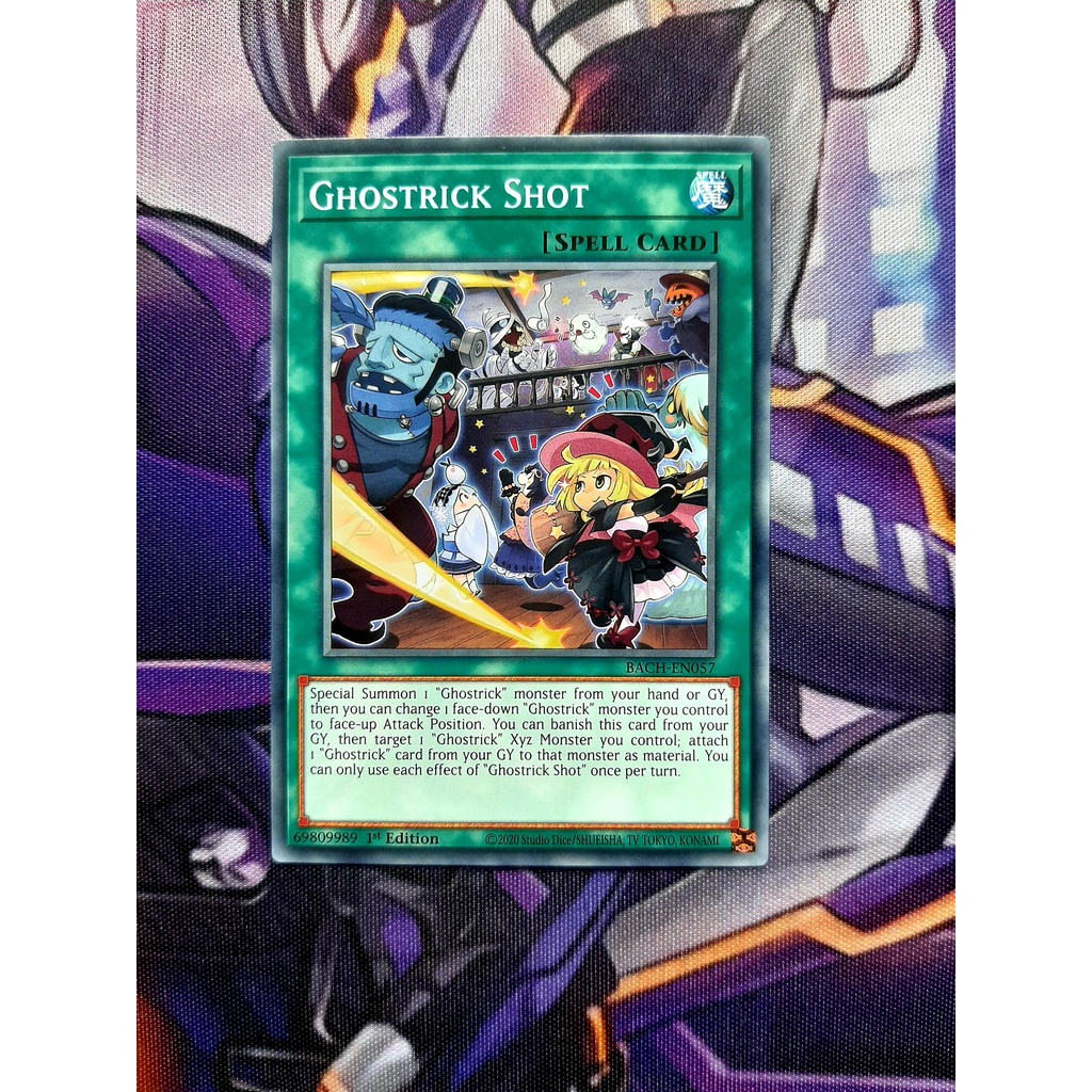 Thẻ Bài Yugioh SPELL Ghostrick Shot - BACH-EN057 - Common 1st Edition