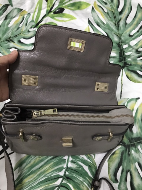 Túi si đeo chéo, da bò