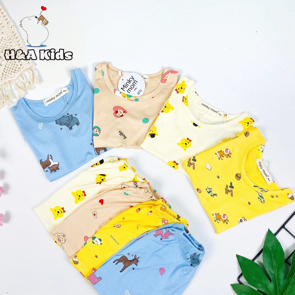 Bộ Ba lỗ thun lạnh in hình toàn thân cho bé trai bé gái - HÀNG CHUẨN LOẠI 1