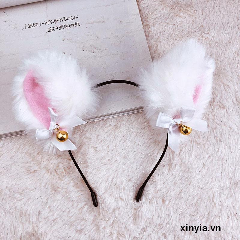 Băng Đô Cài Tóc Hình Tai Mèo Dễ Thương Thiết Kế Thời Trang Cho Nữ