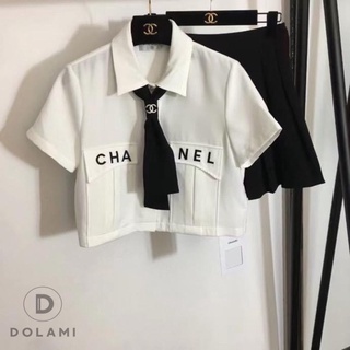 Set Chanel Áo + Váy Siêu Xinh♥️♥️