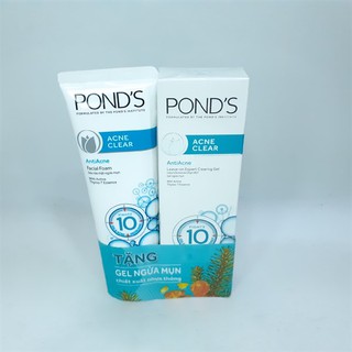 Sữa rửa mặt Ngừa mụn Ponds Acnes Clear 50g