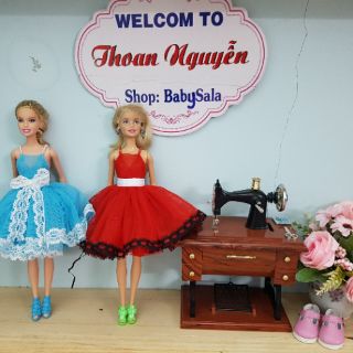 Váy búp bê Barbie handmade