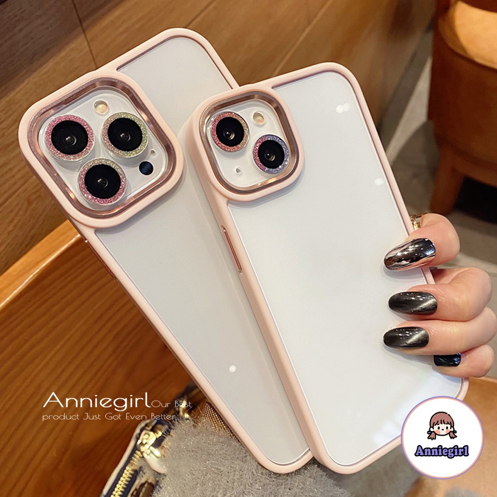 Ốp Điện Thoại Silicon Chống Sốc Mạ Màu Hồng Cho IPhone 14 13 12 11 Pro Max 8 7 Plus X XS XR