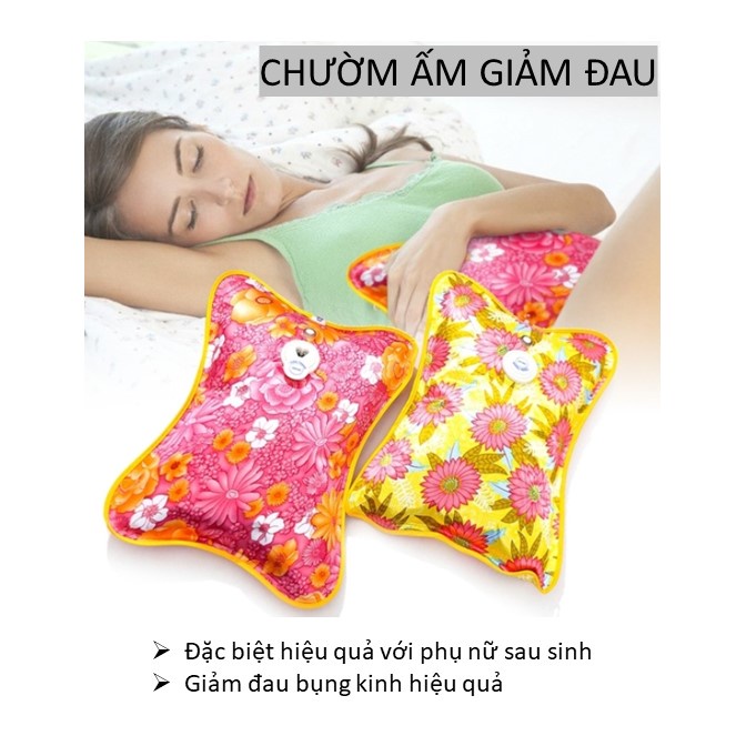 Túi chườm điện đa năng Thiên Thanh (cỡ lớn) chườm ấm sau sinh, giảm đau bụng kinh, đau lưng hiệu quả