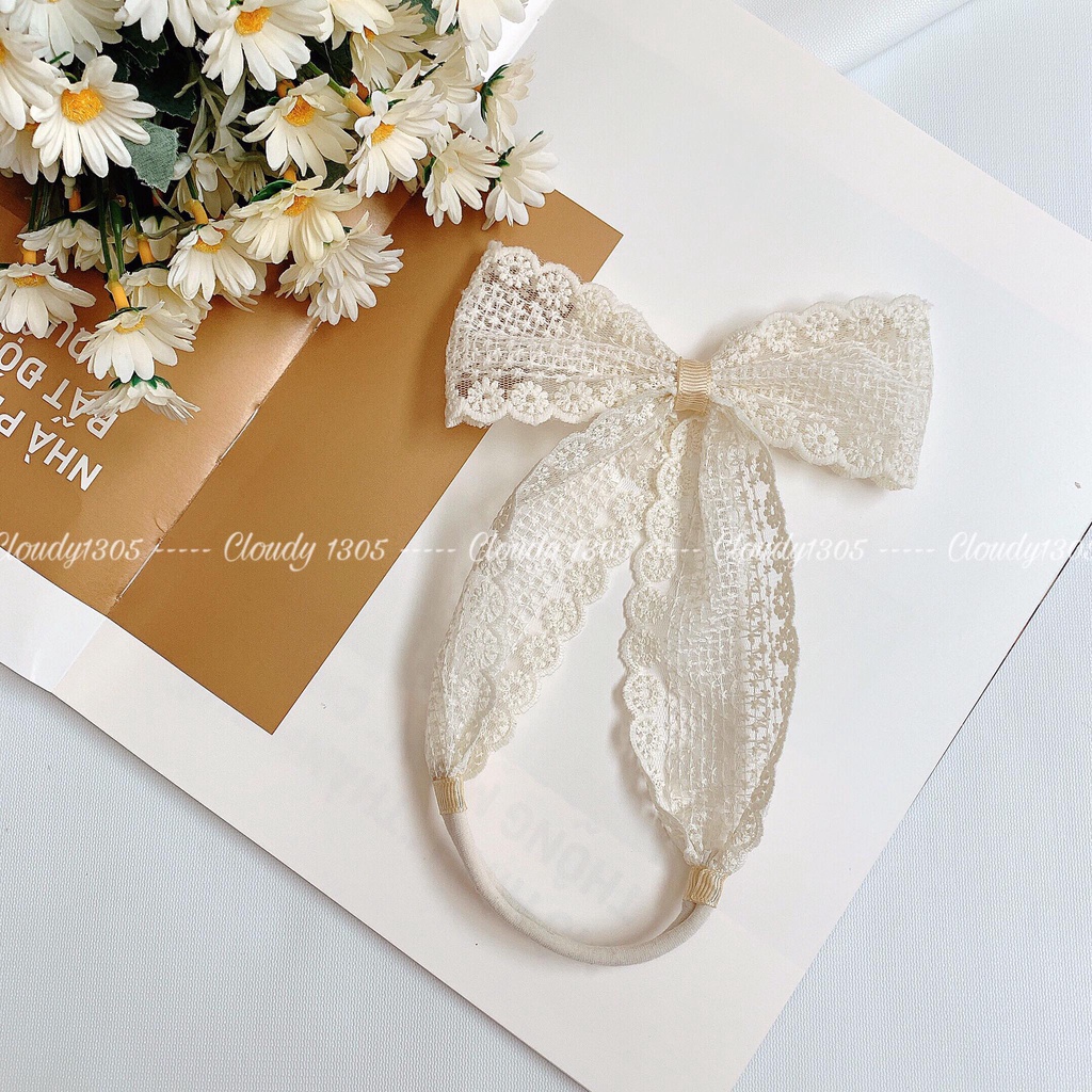 Turban/Băng đô tóc nơ đứng phong cách Hàn Quốc cho bé