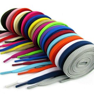 Dây giày trơn bản dẹp 1cm dài 1m2 (1 cặp)
