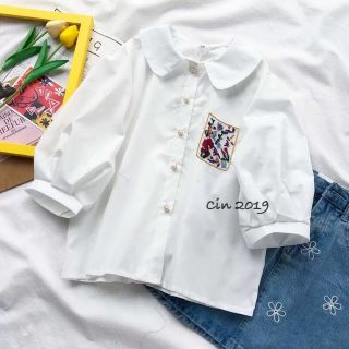 [GIÁ HỦY DIỆT] SÉT ÁO SƠ MI CHÂN VÁY HÓT HÍT