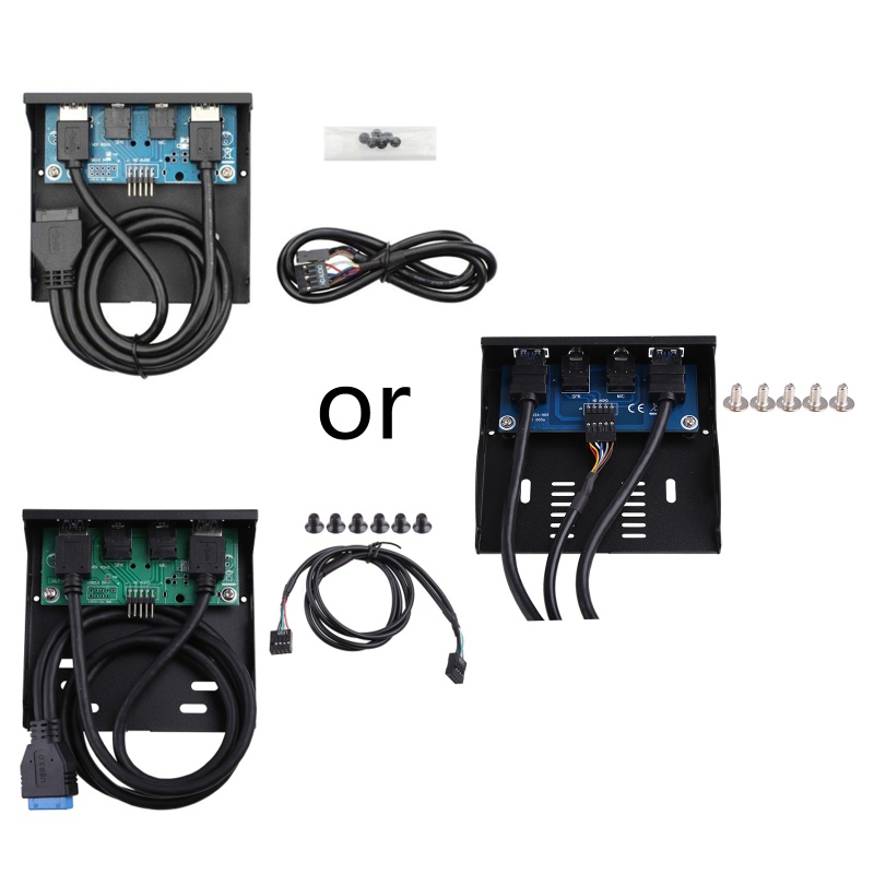 Bộ Chuyển Đổi Hub 19pin Sang Usb3.0 3.5Inch 19p 3.5 '' Chuyên Dụng Cho Bảng Điều Khiển