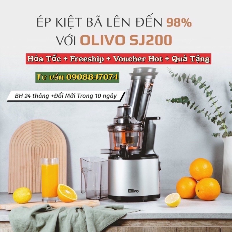 🔥 Máy Ép Chậm Olivo SJ200🔥 Chính Hãng 🔥 Bảo Hành 24 tháng🔥