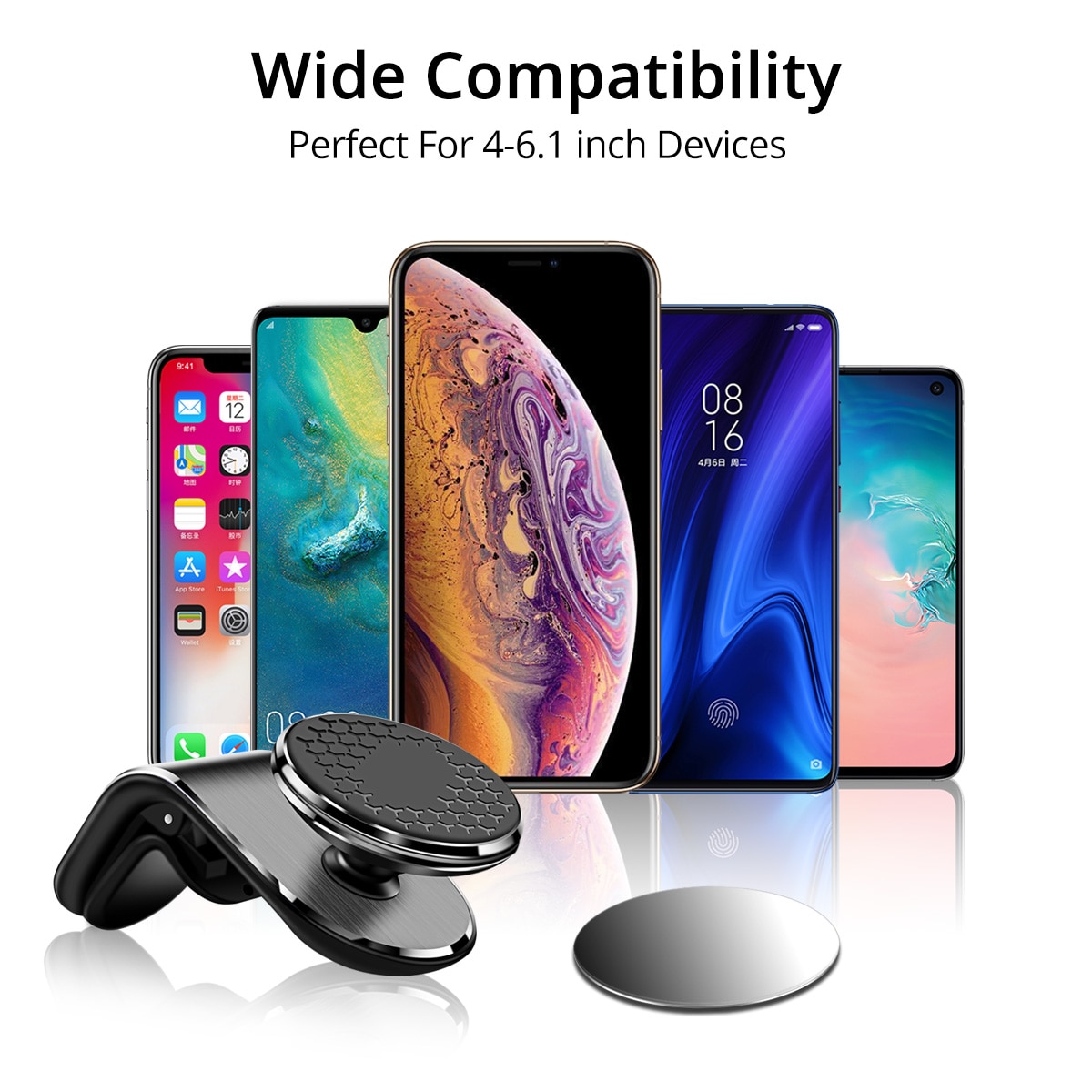 【Anbes】Giá Đỡ Điện Thoại Từ Tính Xoay 360 Độ Cho Iphone 12 Pro Max