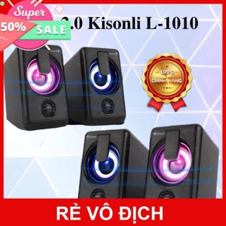 [GIÁ CỰC RẺ] Loa 2.0 Kisonli L-1010 LED RGB