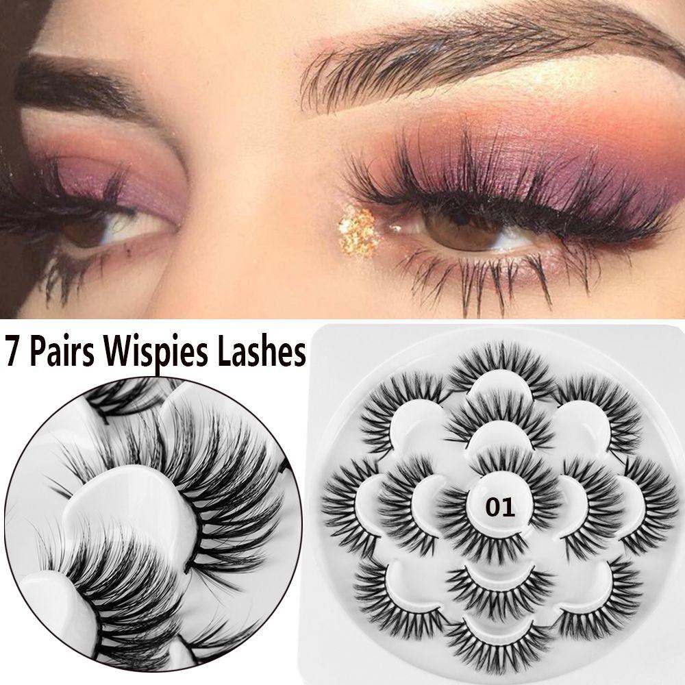 Set 7 Cặp Lông Mi Giả Dài Tự Nhiên MIH SKONHED Dành Cho Nữ