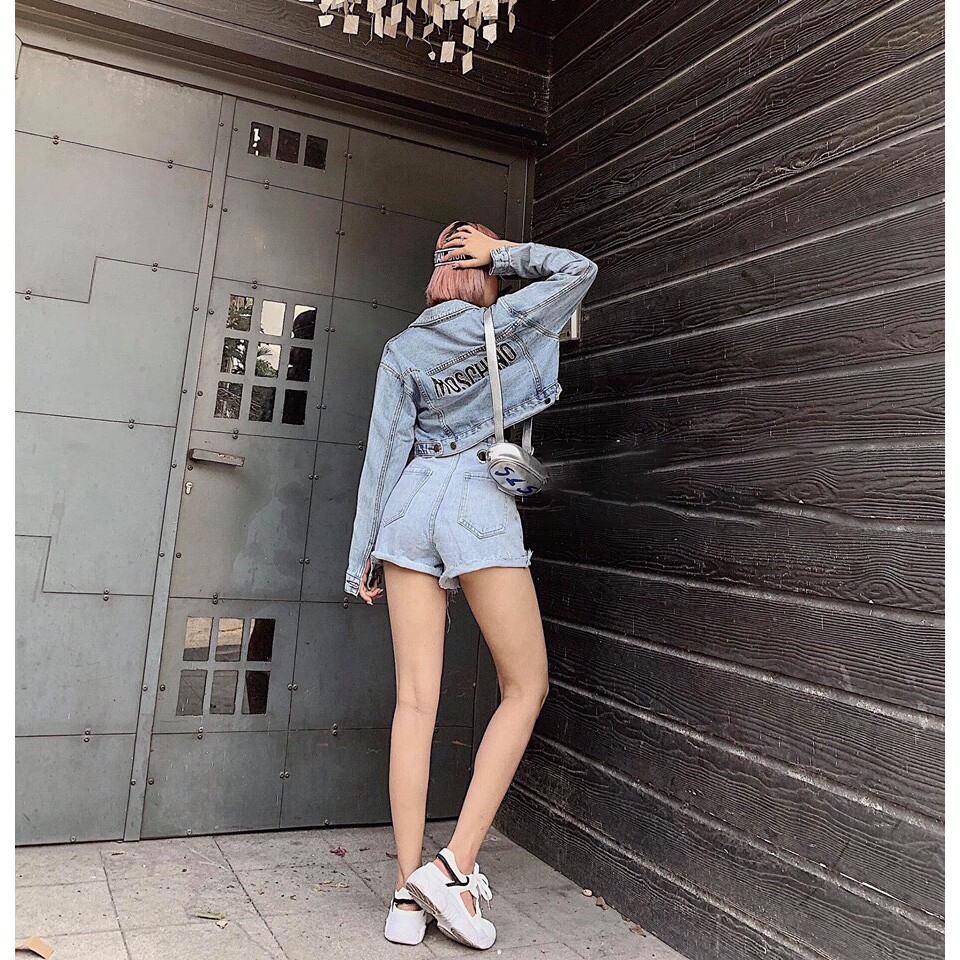 quần short jeans nữ thiết kế đẹp hợp thời trang 2019 A001