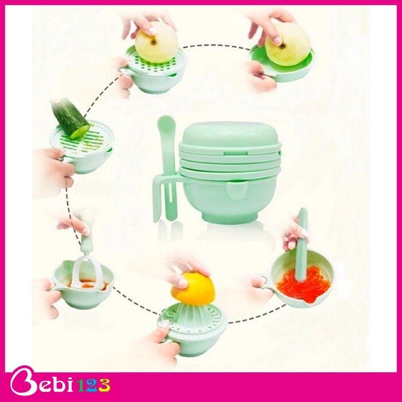 Bộ chế biến ăn dặm 10 chi tiết kiểu Nhật cho bé