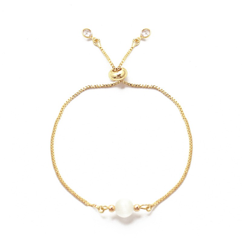 Vòng tay đá Opal tùy chỉnh sang trọng ephong cách Hàn Quốc