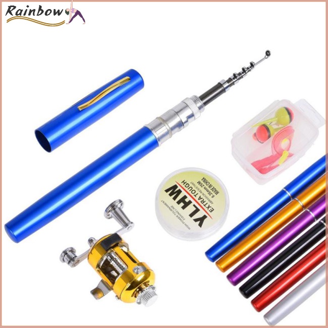 Cần Câu Cá Mini Bỏ Túi Bằng Sợi Thủy Tinh Dạng Bút