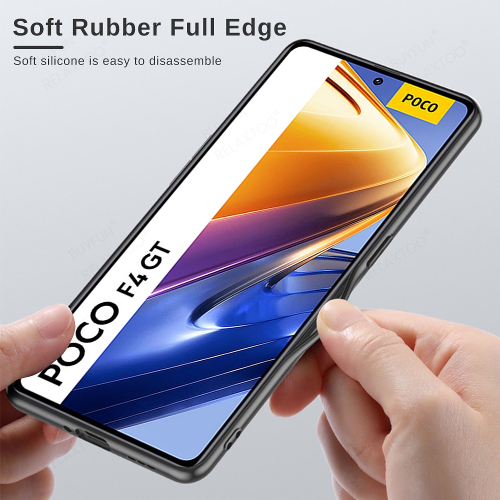 Ốp Điện Thoại Da TPU Mềm Chống Sốc Cho xiaomi Poco F4 GT X4 M4 Pro 4G 5G Redmi k50 gaming k50g