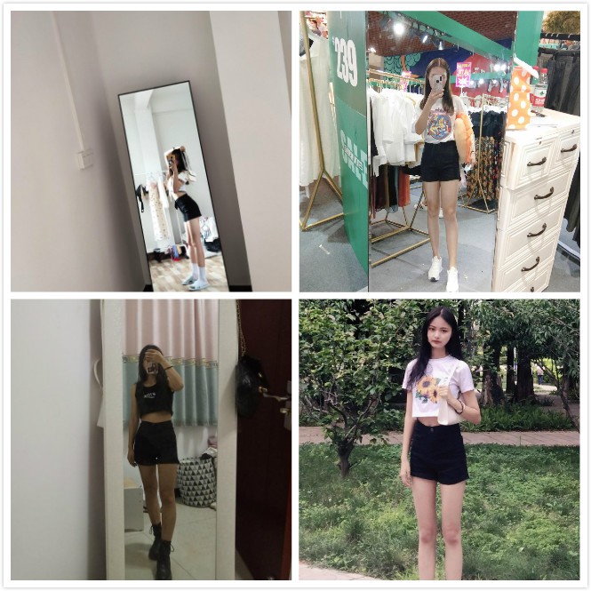 Quần Short Jean Nữ Lưng Cao Kiểu Hàn Quốc