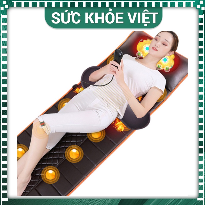 Đệm Massage Toàn Thân, Nệm Mát Xa Toàn Thân OSAKA Nhật Bản Chính Hãng Cao Cấp - Massage Nhiều Tư Thế, Dễ Dàng Gấp Gọn Ch