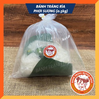 Bánh tráng rìa phơi sương loại 1 dẻo ngon 0.5kg (Tặng kèm tắc tươi)