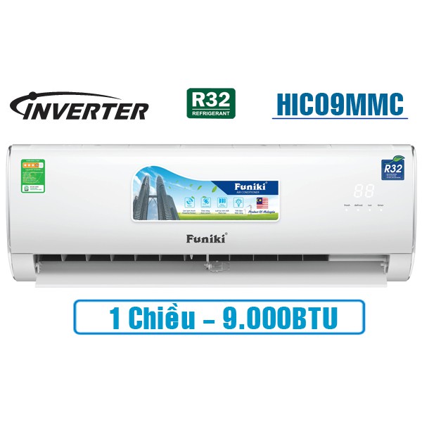 Điều hòa Funiki 9000BTU 1 chiều inverter HIC09MMC