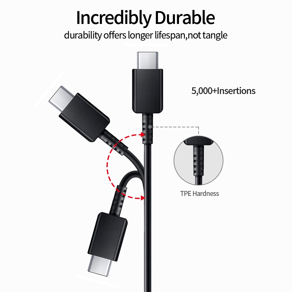 Dây cáp sạc nhanh GUUGEI USB Type C thích hợp cho Samsung Galaxy S10 S9 S8 Note9 Note8 A80 A70 A60 A50 A40 A30