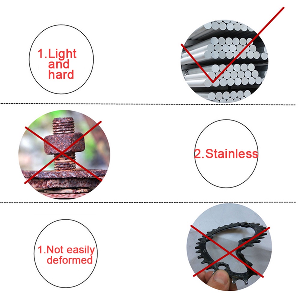 Aaron 1 Bộ 4 Ốc Vít Hình Vuông Bằng Hợp Kim Nhôm Nhiều Màu Cho Xe Đạp Leo Núi