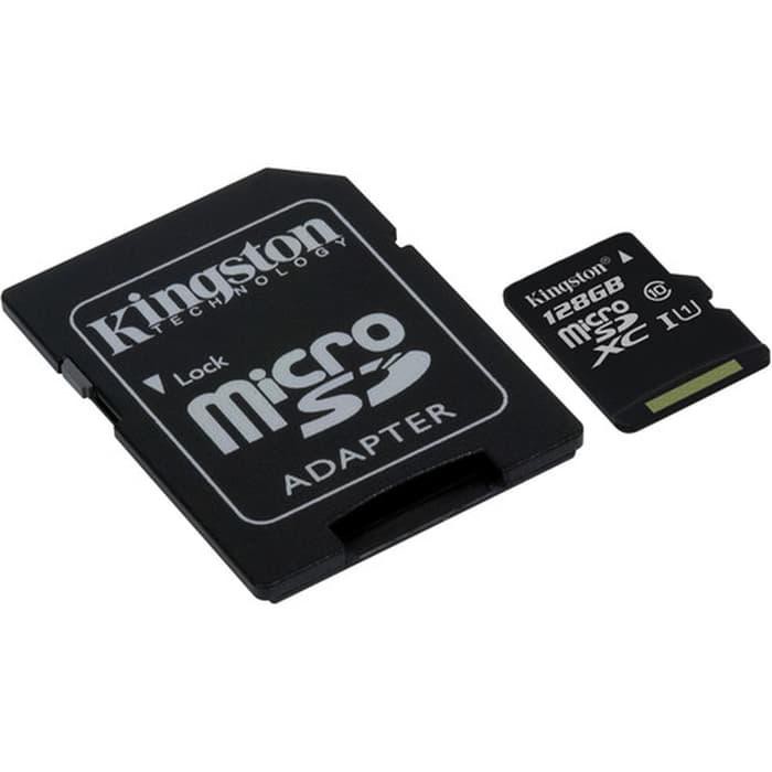 Thẻ nhớ Kingston 128GB tốc độ cao up to 80MB/s Micro SD Class 10 -Kèm Adapter Thẻ Nhớ