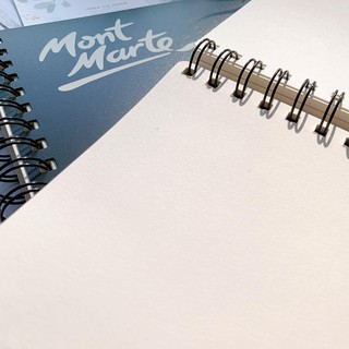 SỔ SKETCH MONT MARTE SIZE A5/A4/A3 - VISUAL ART DAIRY (BÌA NHỰA, 60 TỜ, GIẤY 110 GSM)