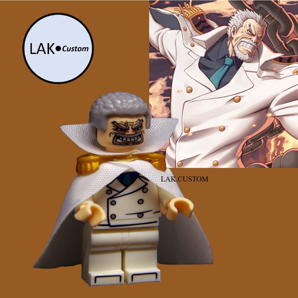 ĐÔ ĐỐC HẢI QUÂN GARP (LEGO ONE PIECE)