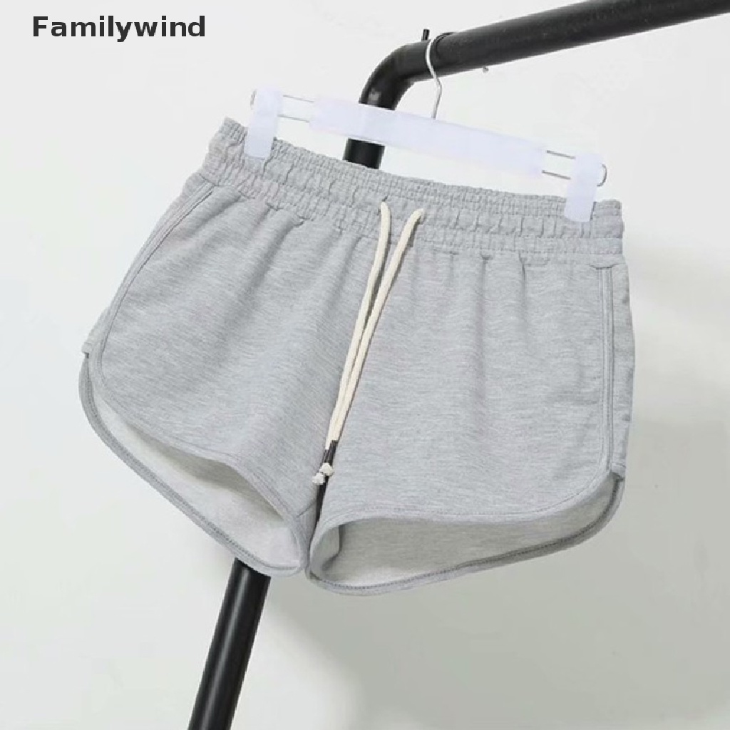 Quần Short Lưng Thun Màu Trơn Dáng Ôm Tập Thể Dục Cho Nữ