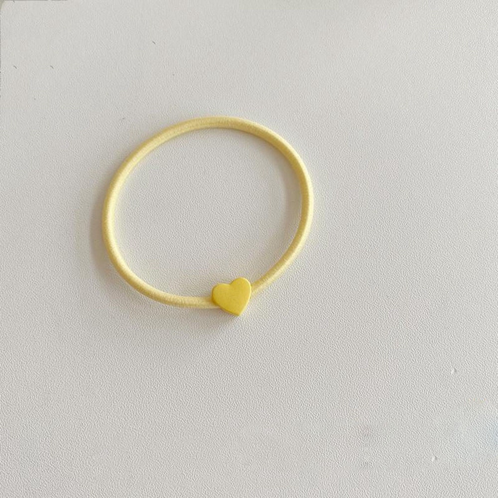 Set 3 dây buộc tóc cao su co giãn màu sắc ngọt ngào