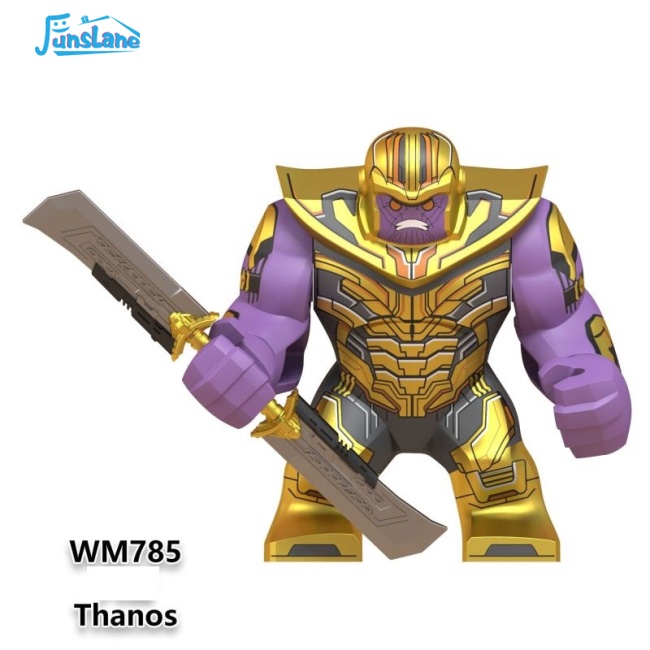 Mô hình đồ chơi lắp ráp FUNSLANE nhân vật siêu anh hùng Marvel tùy chọn đáng yêu