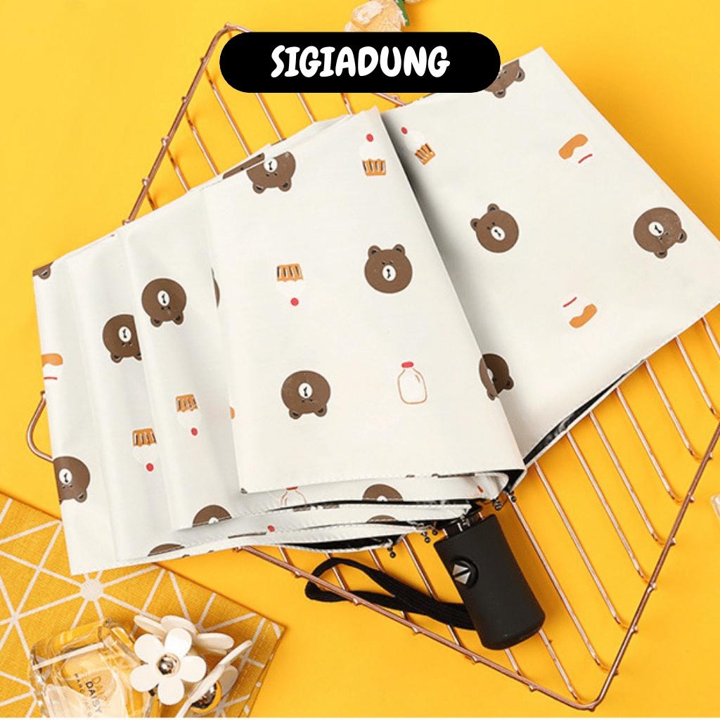 [SGD] Dù Che Mưa - Ô Nhỏ Gấp Gọn Hình Gấu Brown Chống Tia UV, Che Mưa Nắng  6998