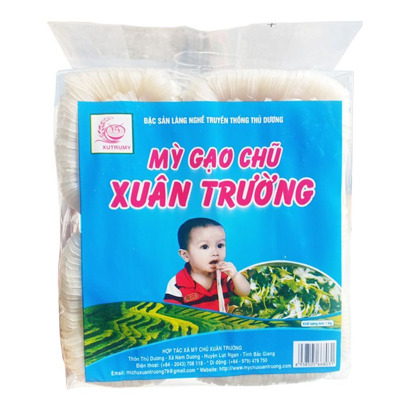 Mỳ chũ gạo Vinafood/ mì gạo chũ Xuân Trường 1kg/ 400g