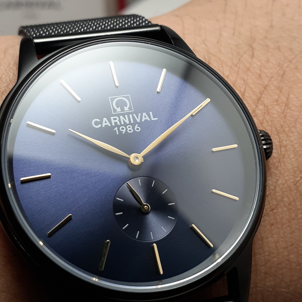 Đồng Hồ Nam CARNIVAL Classic Legend G70802 Dây Thép