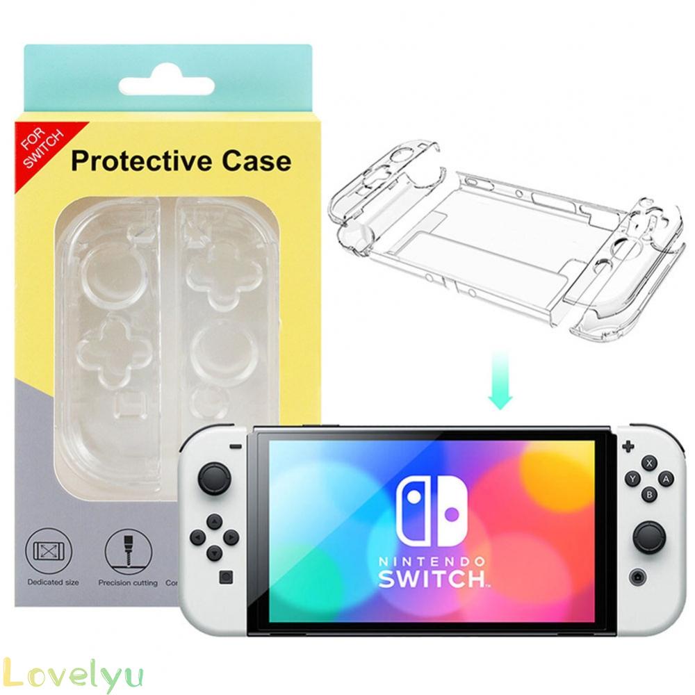 <READY STOCK>Nintendo Switch OLED Crystal Clear case TPU Protective case Transparent case100% brand new！