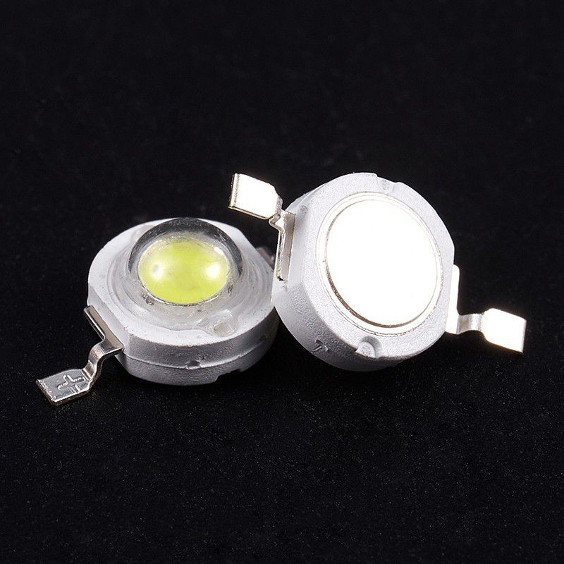 Sét 5 chíp Led 2 Pin 3W White LED Bead Emitters 170-190Lm 6000K
