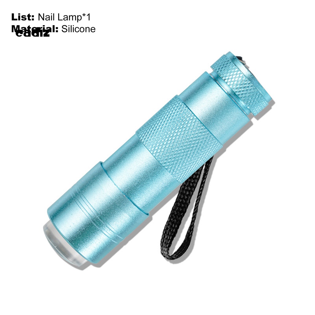 [Hàng mới về] Đèn hỗ trợ in dập nổi họa tiết kim sa trang trí móng nghệ thuật màu trơn trọng lượng nhẹ cho bạn gái