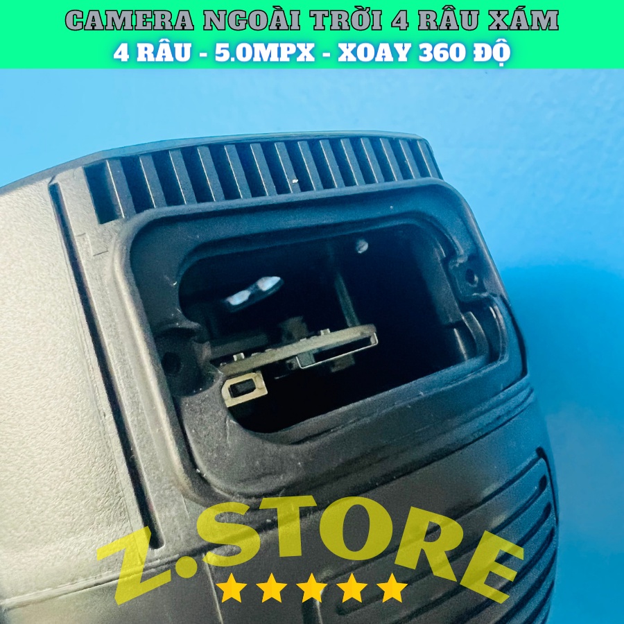 Camera Yoosee PTZ 5.0 MPX 15 led - Gray, đàm thoại 2 chiều, chống nước, hàng chính hãng camera wifi ptz 4 râu xám