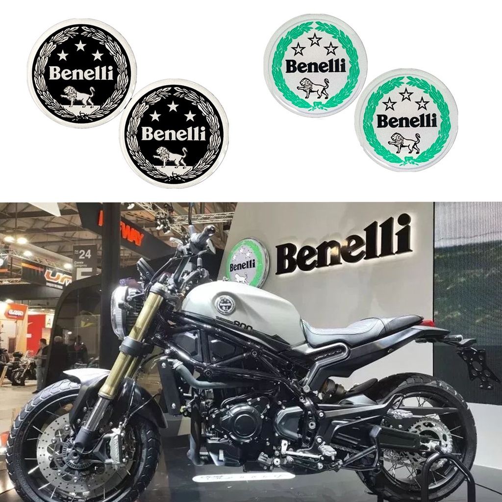 Set 2/4/10 miếng dán logo Benelli 3D phản quang cho mô tô Benelli Leoncino 800 /i 752S/i BJ600GS/i TNT600inc2/TCeo 502
